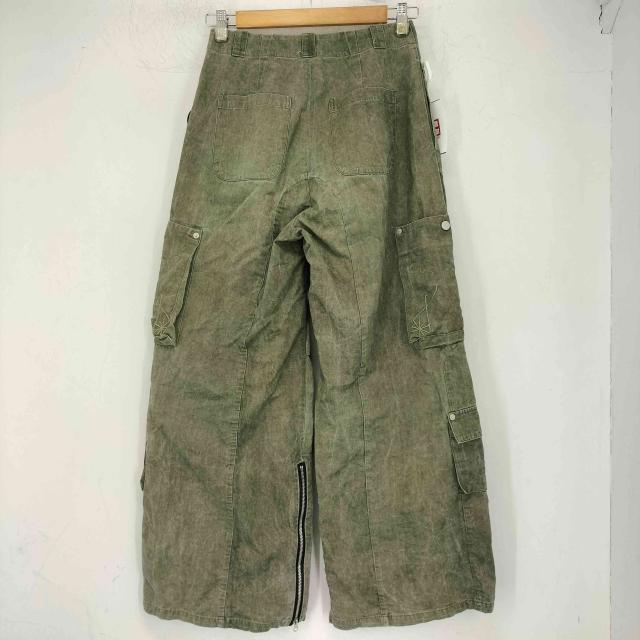 USED古着(ユーズドフルギ) APRIORITY ヴィンテージ加工 裾ジップ カーゴパンツ レディース JPN：S 【中古】【ブランド古着バズストア】_1