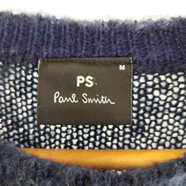 PS Paul Smith(ピーエスポールスミス) 21AW モヘヤ混 マルチカラー オンブレボーダー ニット セーター メンズ import：M 【中古】【ブランド古着バズストア】