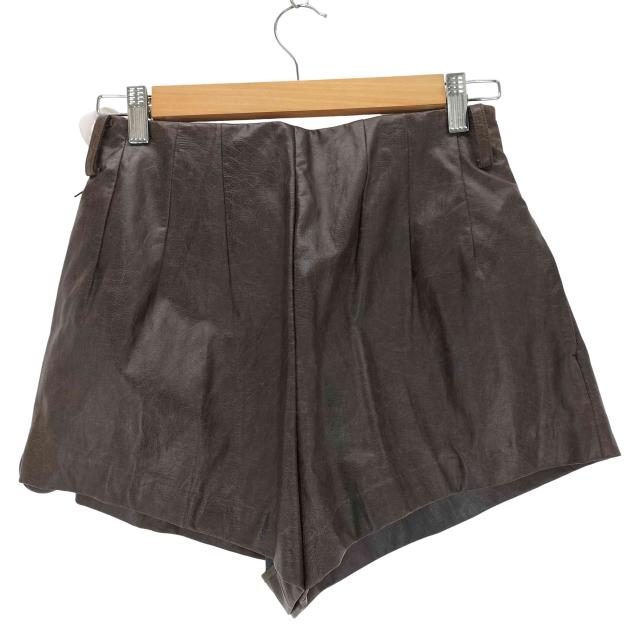INSCRIRE(アンスクリア) Fake Leather Bloomers レディース  36【中古】【ブランド古着バズストア】