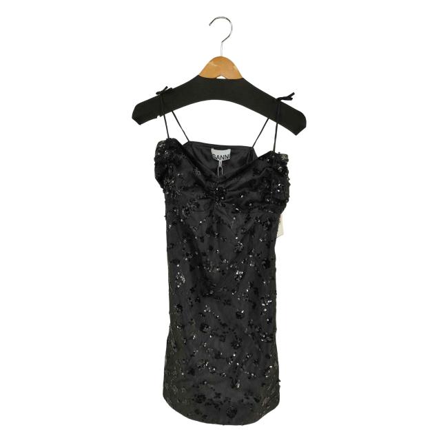 Ganni(ガニー) 24SS スパンコールキャミソールワンピース レディース EUR：38 【中古】【ブランド古着バズストア】の通販は 24,189円