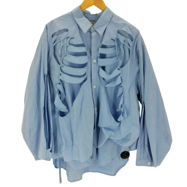 SEVESKIG(セヴシグ) Layered L/SL Shirt Ver All humans united in bones メンズ 表記無 【中古】【ブランド古着バズストア】の通販は