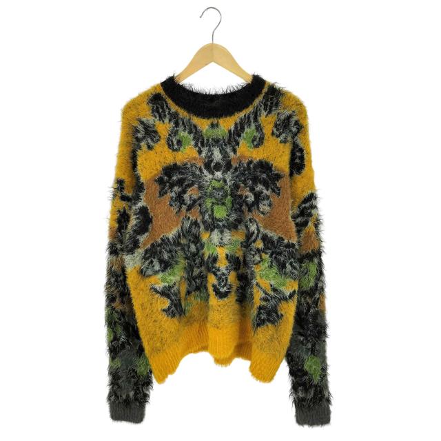 ARIES(アリーズ) イタリア製 Fleur Chenille knit クルーネックニット メンズ import：M 【中古】【ブランド古着バズストア】