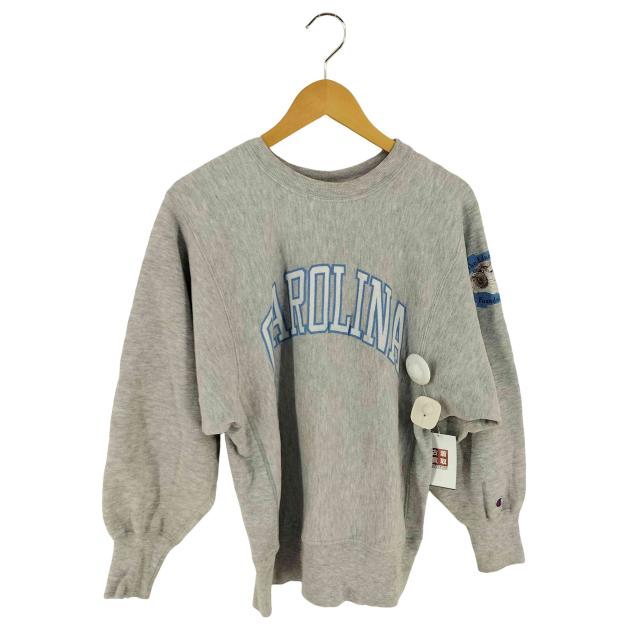 Champion(チャンピオン) USA製 90S REVERSE WEAVE CAROLINA  プリントスウェットトップス メンズ import：M 【中古】【ブランド古着バズストア】