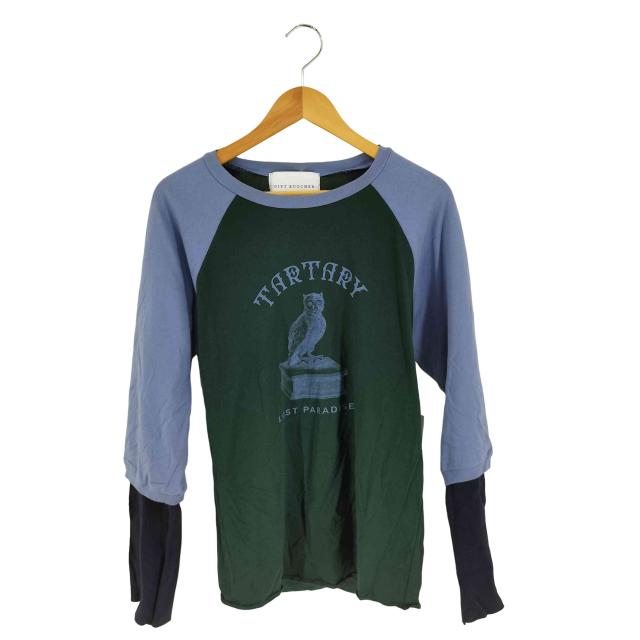 DIET BUTCHER(ダイエットブッチャー) ドッキングラグラン レイヤードラグラントップス メンズ 表記無 【中古】【ブランド古着バズストア】