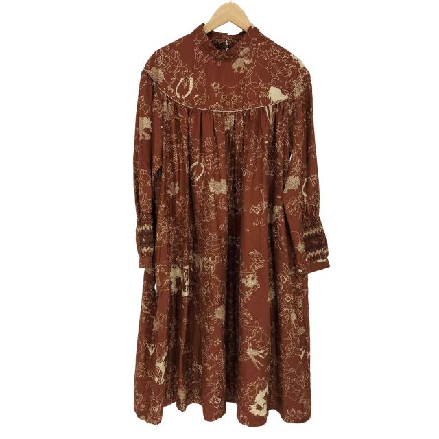 ASEEDONCLOUD(アシードンクラウド) Underground map print Elves Dress レディース 表記無 【中古】【ブランド古着バズストア】