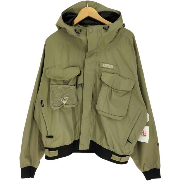 Columbia(コロンビア) 00S OMNI TECH PFG 比翼ジップ フィッシング ジャケット レディース 表記無 【中古】【ブランド古着バズストア】