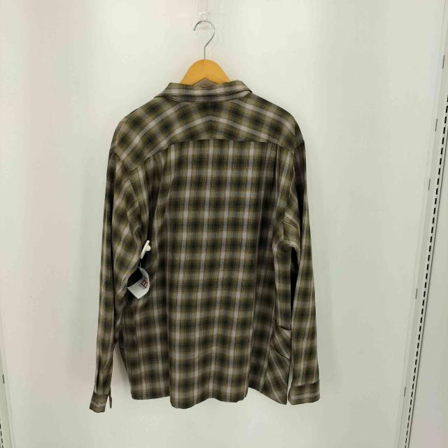USED古着(ユーズドフルギ) {{Caledoor}} マルチポケット 開襟 オープンカラー ウール チェックシャツ メンズ import：L 【中古】【ブランド古着バズストア】_1