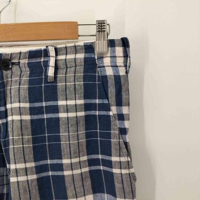 Ys(ワイズ) リネンチェックパンツ レディース  2【中古】【ブランド古着バズストア】 Ys(ワイズ) リネンチェックパンツ レディース 2【中古】【ブランド古着