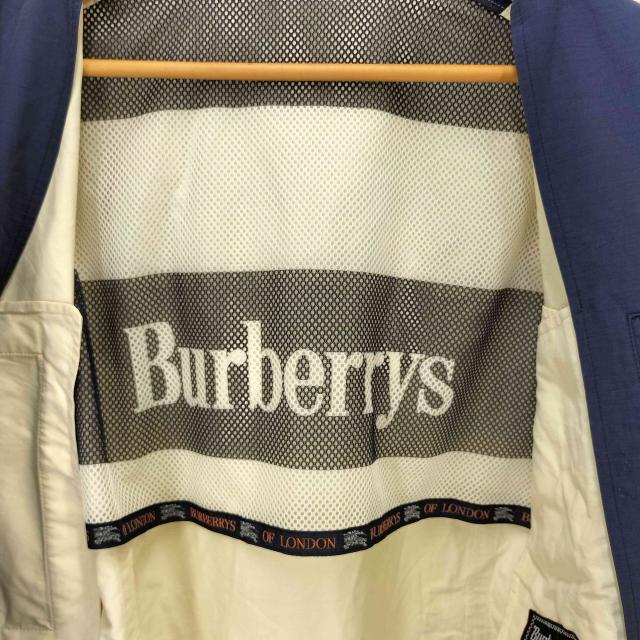 BURBERRYS(バーバリーズ) 80-90s 2WAY 裏地メッシュ マウンテンパーカー ジップアップ ジャケット メンズ import：L 【中古】【ブランド古着バズストア】 BURBERRYS(バーバリーズ) 80-90s 2WAY 裏地メッシュ マウンテン