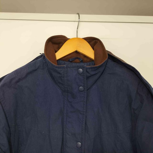 L.L.Bean(エルエルビーン) 裏地チェック 中綿 ロングコート マウンテンパーカー レディース import：L 【中古】【ブランド古着バズストア】