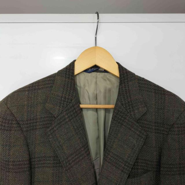 Polo by RALPH LAUREN(ポロバイラルフローレン) 90s ウール100 ツイード チェック 2B テーラードジャケット メンズ C94-W84-T170【中古】【ブランド古着バズストア】_4