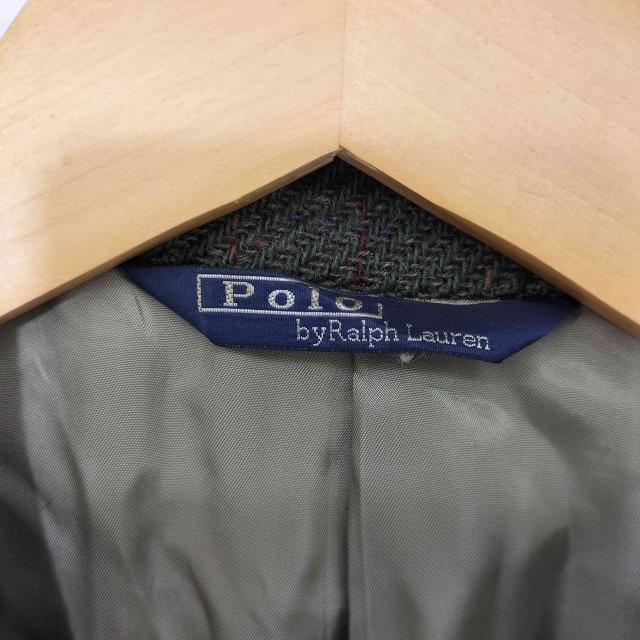 Polo by RALPH LAUREN(ポロバイラルフローレン) 90s ウール100 ツイード チェック 2B テーラードジャケット メンズ C94-W84-T170【中古】【ブランド古着バズストア】_5