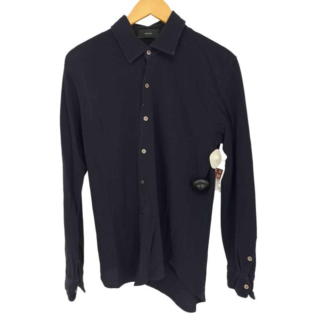 ZANONE(ザノーネ) 鹿の子ロングスリーブシャツ メンズ JPN：48 【中古】【ブランド古着バズストア】