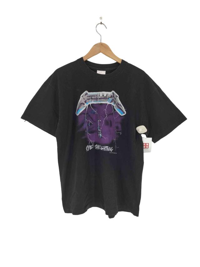 USED古着(ユーズドフルギ) 1994 RIDE THE LIGHTNING 袖裾シングル 両面プリントバンドTシャツ メンズ  XL【中古】【ブランド古着バズストア】