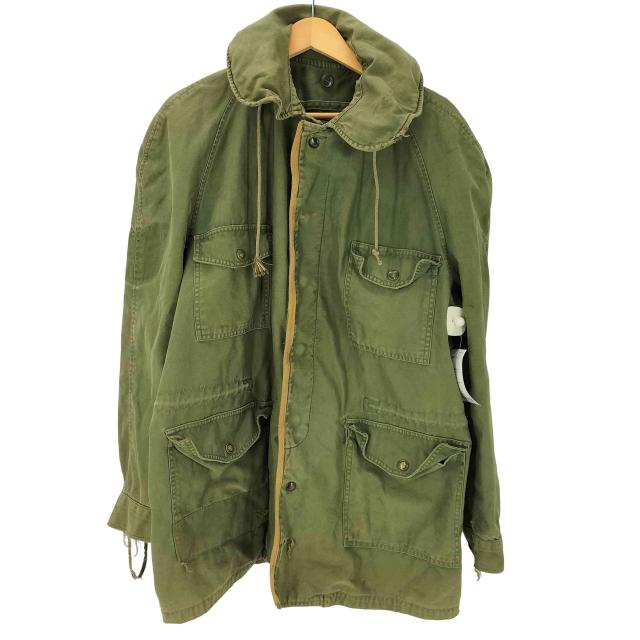 U.S. AIR FORCE(ユーエスエアーフォース) 50-60S アメリカ空軍 CONMAR ジッパー キャトル ジャケット フィールド ジャケット メンズ 表記無 【中古】【ブランド古着バズストア】