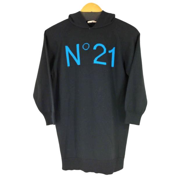 N21 numero ventuno(ヌメロヴェントゥーノ) ロゴニットパーカー 