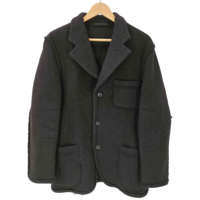 COMME des GARCONS HOMME(コムデギャルソンオム) 田中オム ウール縮絨 テーラードジャケット メンズ  M【中古】【ブランド古着バズストア】