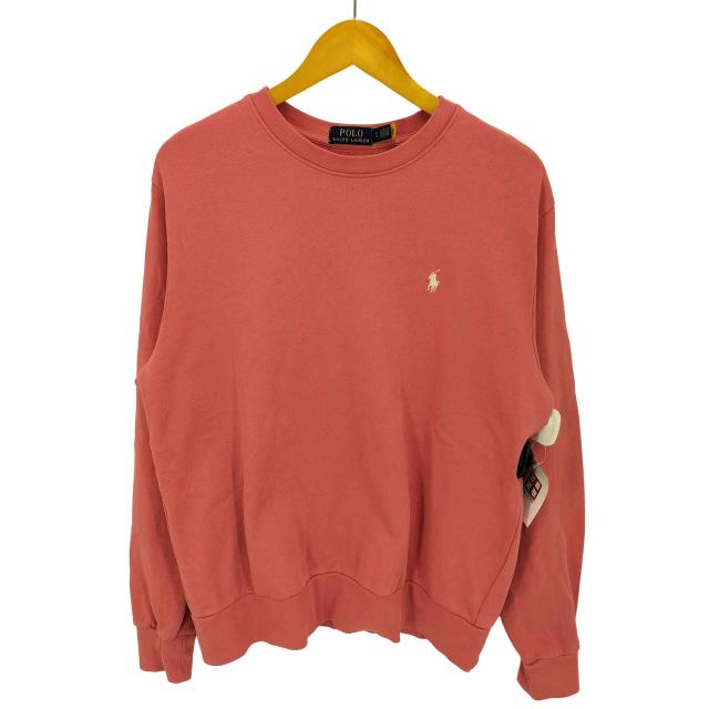 POLO RALPH LAUREN(ポロラルフローレン) ポニー 刺繍 クルーネック スウェット メンズ import：L 【中古】【ブランド古着バズストア】 6,537円