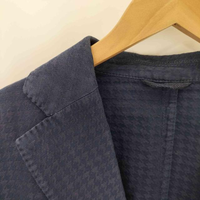 USED古着(ユーズドフルギ) {{L.B.M.1911}}コットン リネン ハウンドトゥース 2B テーラードジャケット メンズ 表記無 【中古】【ブランド古着バズストア】