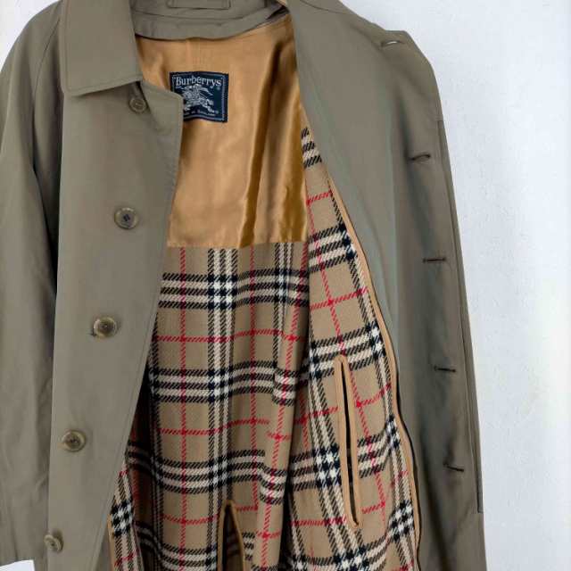 希少＊最高級品 英国製 Burberry's ライナー付 ステンカラーコート