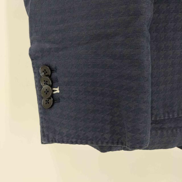 USED古着(ユーズドフルギ) {{L.B.M.1911}}コットン リネン ハウンドトゥース 2B テーラードジャケット メンズ 表記無 【中古】【ブランド古着バズストア】