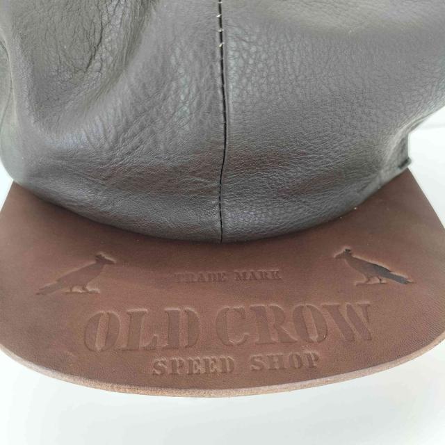 OLD CROW(オールドクロウ) SPEED SHOP - LEATHER CASQUETTE メンズ  M【中古】【ブランド古着バズストア】_4