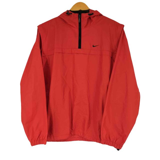 NIKE(ナイキ) 00S CLIMA-FIT ワンポイント刺繍 アノラックパーカー メンズ import：M 【中古】【ブランド古着バズストア】