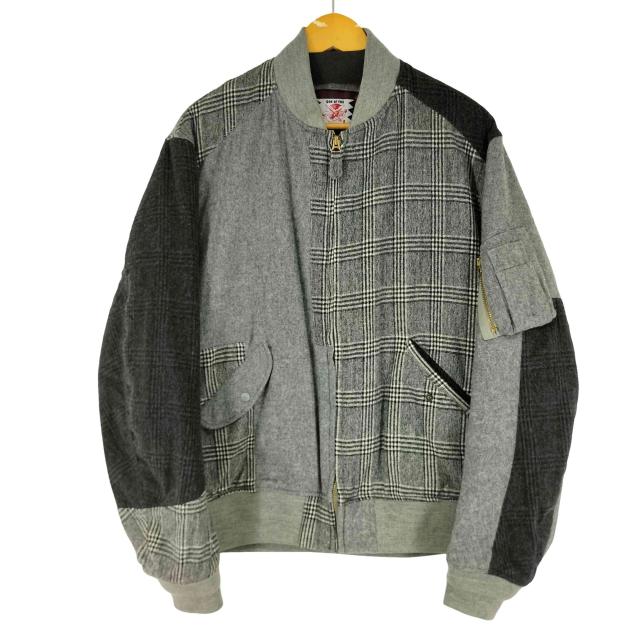 SON OF THE CHEESE(サノバチーズ) RAM PATCH WORK MA-1 メンズ JPN：L 【中古】【ブランド古着バズストア】