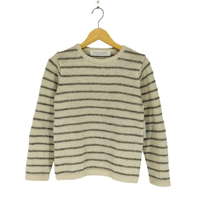 USED古着(ユーズドフルギ) {{PONT DE CHALONS}} ハートパッチボーダーニットプルオーバー レディース FREE 【中古】【ブランド古着バズストア】 6,426円