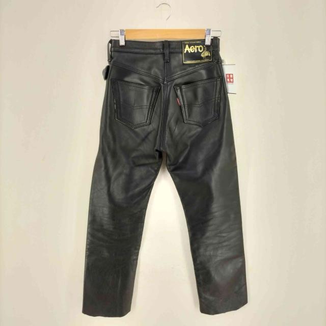 USED古着(ユーズドフルギ) {{AERO LEATHER}} 初期タグ 90S STEERHIDE LEATHERパンツ メンズ US：28-29 【中古】【ブランド古着バズストア】_1