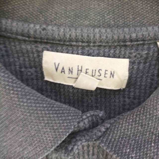 VAN HEUSEN(ヴァンヒューゼン) 90s 白タグ 総柄 ロングスリーブ ニット