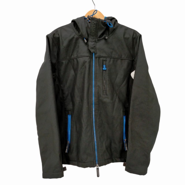 Superdry (極度乾燥しなさい)(スーパードライ) Windcheater ドローコード付き ジップアップ マウンテンパーカー メンズ  JPN：L 【中古】｜au PAY マーケット