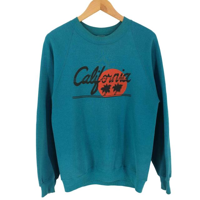 USED古着(ユーズドフルギ) MADE IN USA 80~90S CALIFORNIA ラグランスウェット メンズ  M【中古】【ブランド古着バズストア】