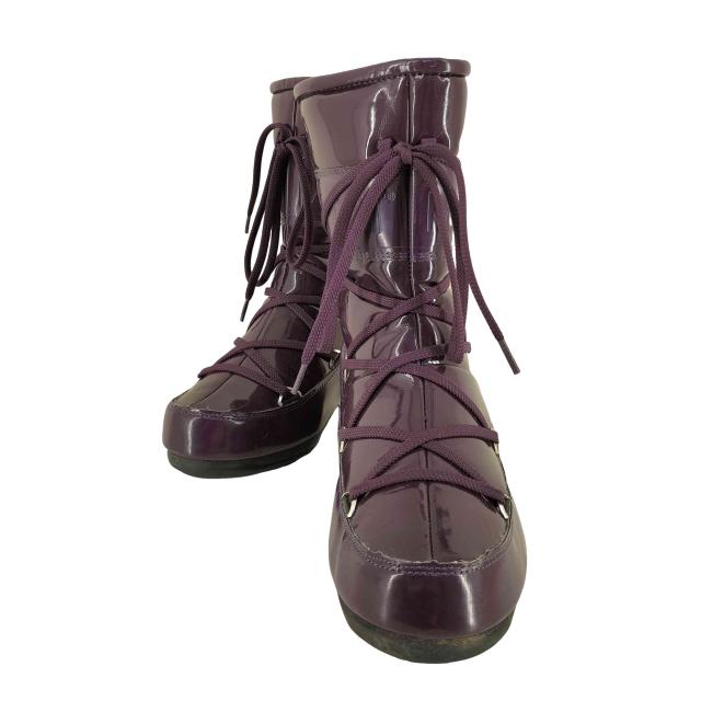 USED古着(ユーズドフルギ) {{MOON BOOT}} エナメルブーツ レディース  37【中古】【ブランド古着バズストア】