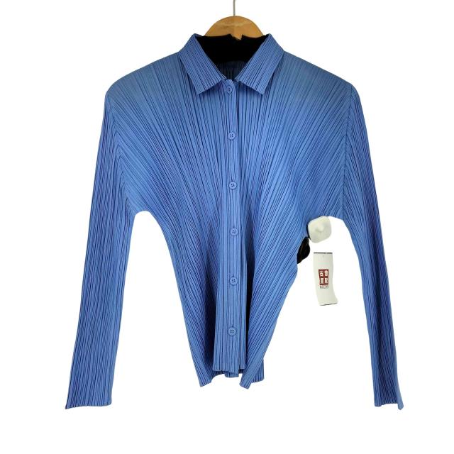 PLEATS PLEASE ISSEY MIYAKE(プリーツプリーズイッセイミヤケ) 25AW PLEATS SHIRT レディース JPN：3 【中古】【ブランド古着バズストア】