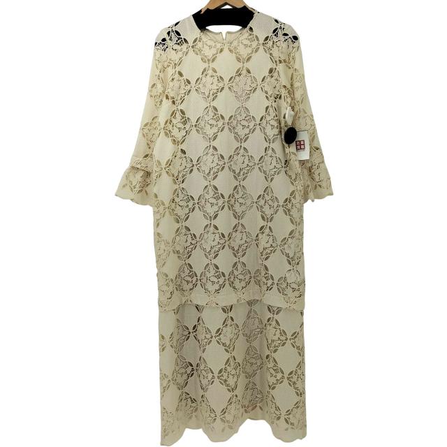 Ray BEAMS(レイビームス) 26SS レース ベルカフス ロングスリーブ ワンピース レディース JPN：1 【中古】【ブランド古着バズストア】