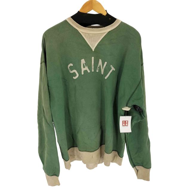 SAINT MICHAEL(セントマイケル) SWEAT SHIRT FELT メンズ JPN：XL 【中古】【ブランド古着バズストア】