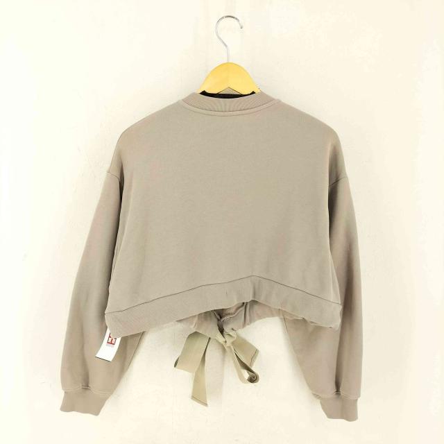 USED古着(ユーズドフルギ) PATOU 22AW Cropped grosgrain sweatshirt