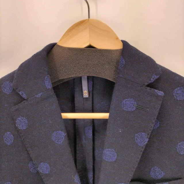 USED古着(ユーズドフルギ) {{MONTEDORO}} ドット柄ウールテーラードジャケット メンズ  46【中古】【ブランド古着バズストア】