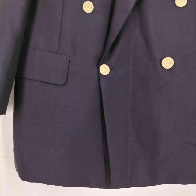 BURBERRYS(バーバリーズ) WOOL MOHAIR ロゴボタン ダブル 紺ブレザー メンズ 表記無 【中古】【ブランド古着バズストア】_4