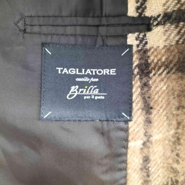 TAGLIATORE(タリアトーレ) 別注 タータンチェック ウールナイロン テーラードジャケット メンズ 48/7 R【中古】【ブランド古着バズストア】_5