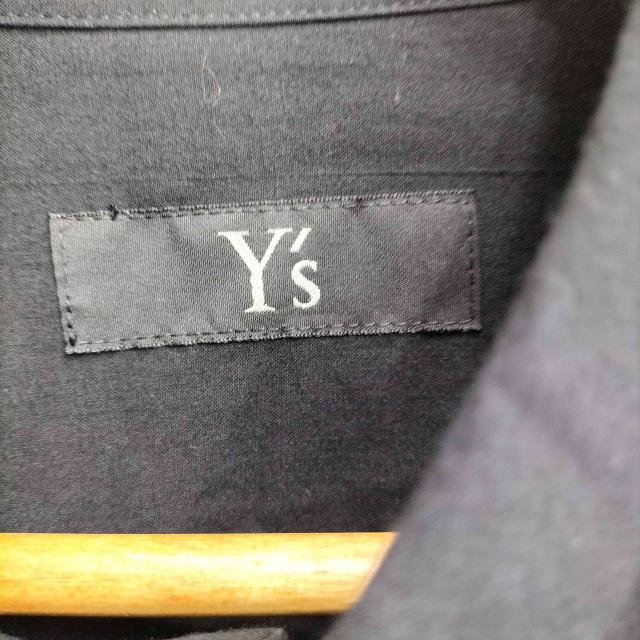 Ys(ワイズ) コットン パッチワーク デザイン オーバーシャツ メンズ