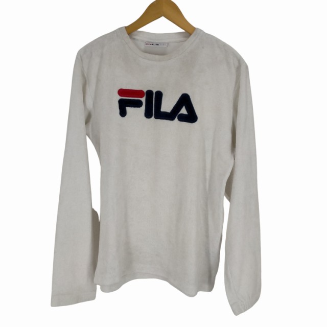 FILA(フィラ) フロントロゴ フリース トレーナー レディース JPN：48