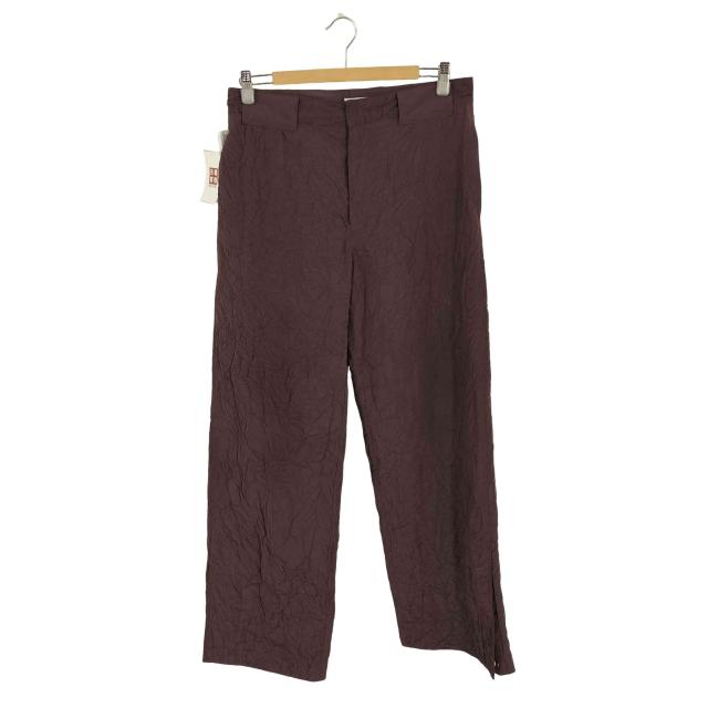 USED古着(ユーズドフルギ) {{HORTENSE}} WRINKLED TAFFETA SLIT PANTS メンズ 表記無 【中古】【ブランド古着バズストア】