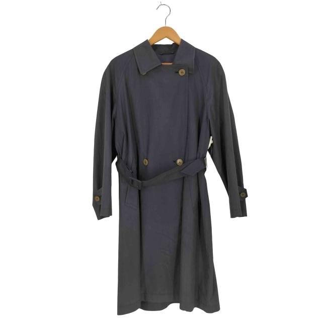 AQUASCUTUM(アクアスキュータム) 90s ポリナイロン ベルテッド トレンチコート メンズ 9【中古】【ブランド古着バズストア】