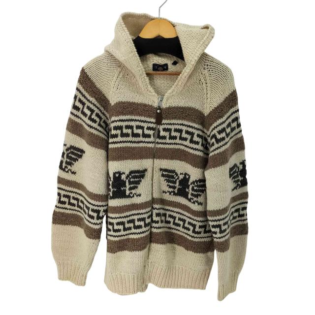 USED古着(ユーズドフルギ) KENNETH GORDON サンダーバード ウール フード カウチン メンズ import：L 【中古】【ブランド古着バズストア】