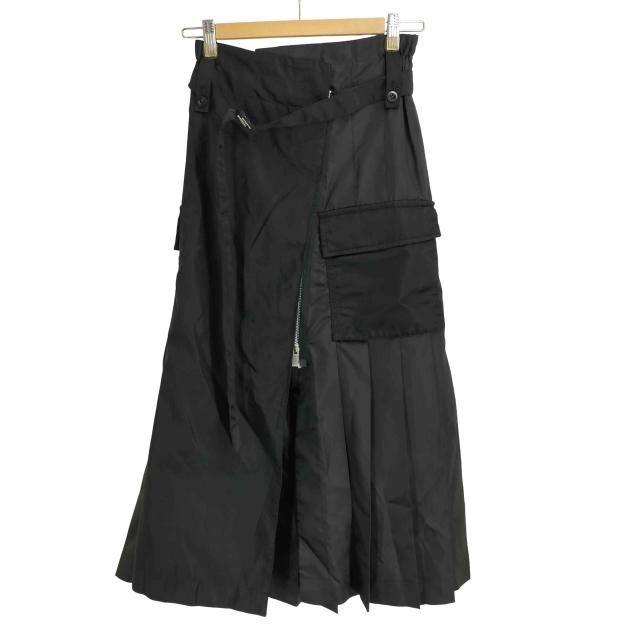 Sacai(サカイ) 23SS Nylon Twill Skirt レディース JPN：0 【中古】【ブランド古着バズストア】
