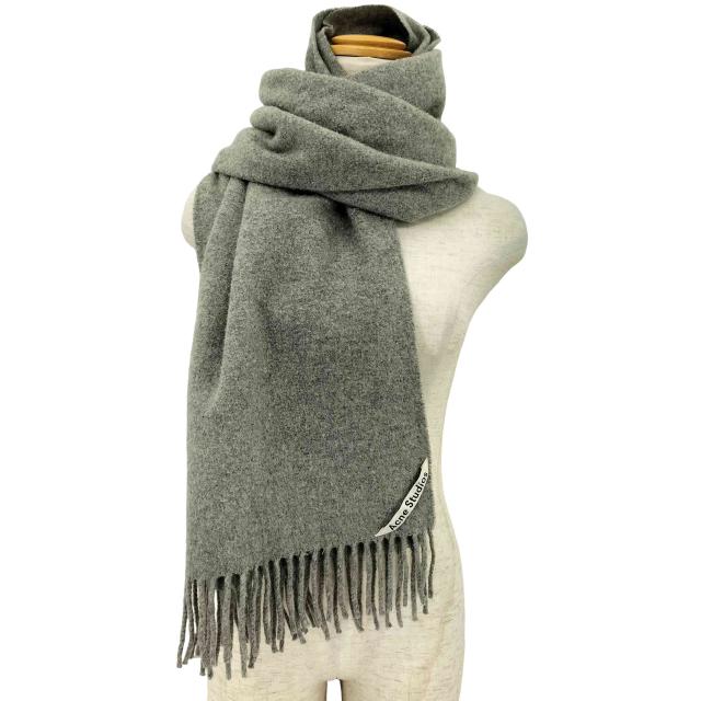 ACNE STUDIOS(アクネストゥディオズ) イタリア製 大判ウールマフラー メンズ  200×70【中古】【ブランド古着バズストア】