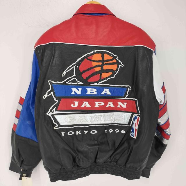 USED古着(ユーズドフルギ) JEFF HAMILTON NBA JAPAN 1996 ジャパンゲームスタジャン メンズ import：M 【中古】【ブランド古着バズストア】_1