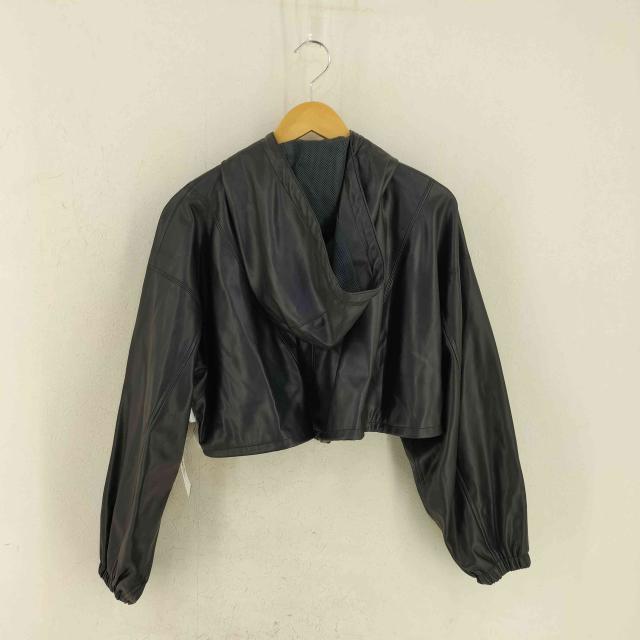 USED古着(ユーズドフルギ) {{NOUNLESS}}FAKE LEATHER SHORT ANORAK domestic レディース 表記無 【中古】【ブランド古着バズストア】_1